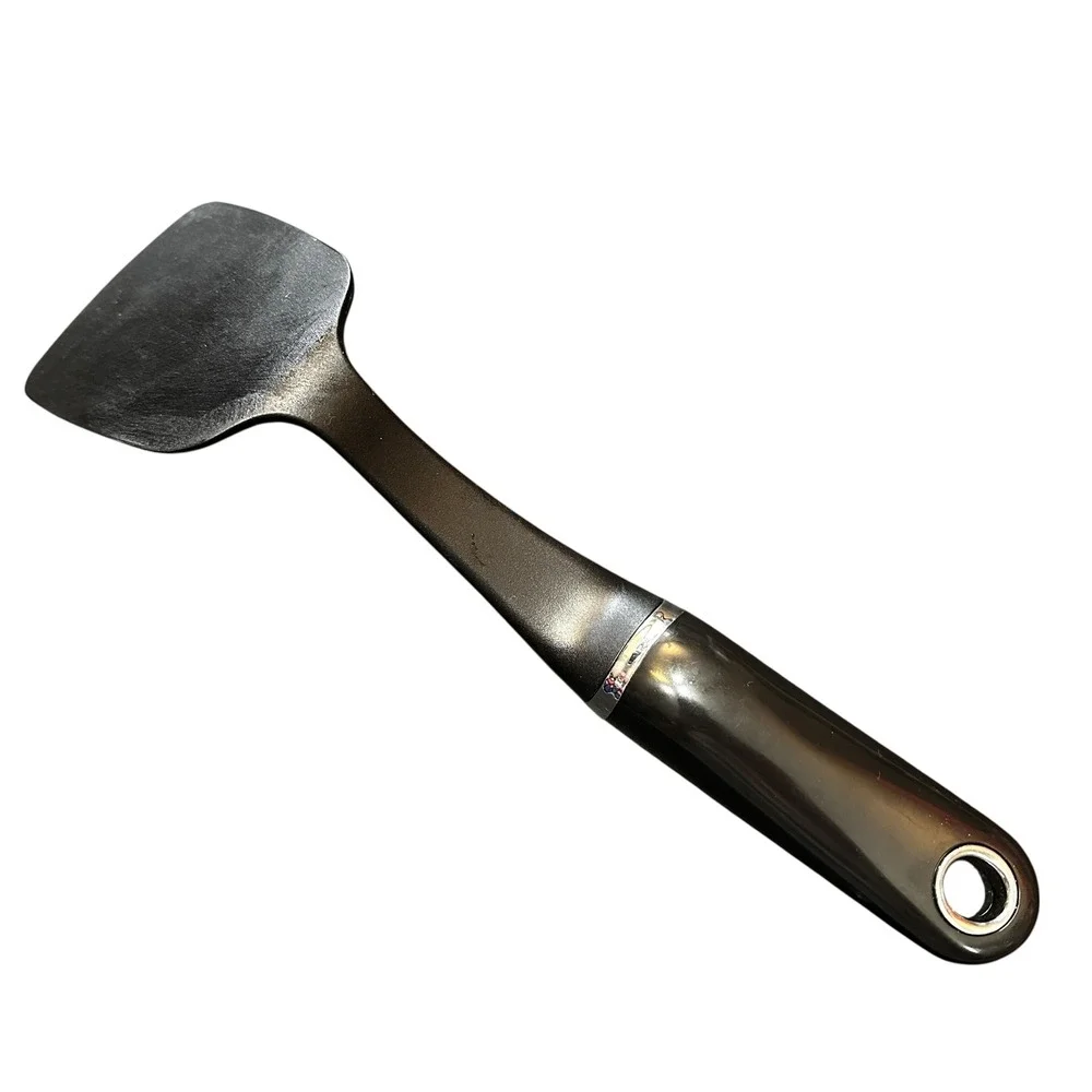 KitchenAid‎ Black Nylon Turner Spatula Heat Resistant Black Chrome 12 Inch
